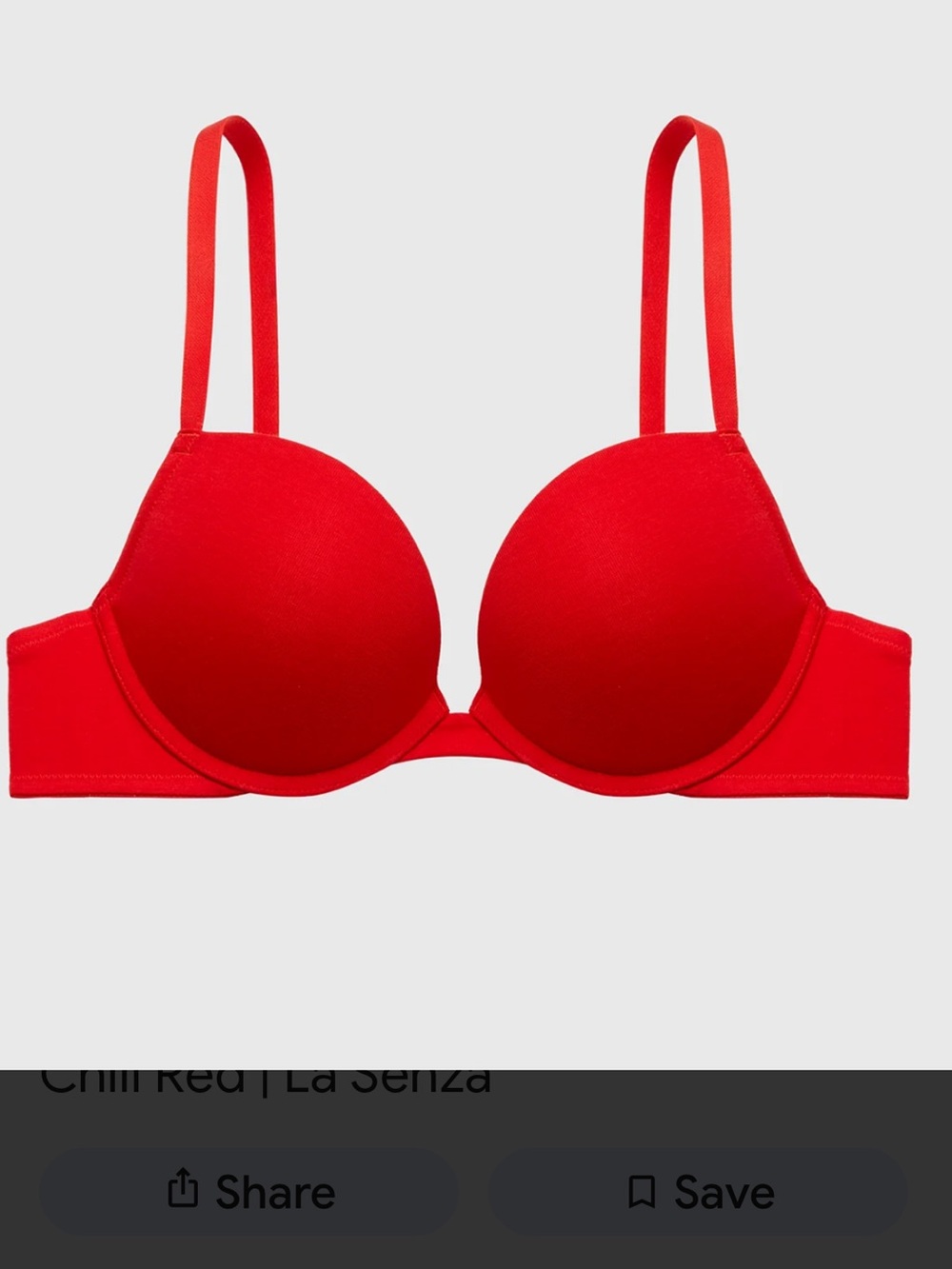B tempted NWT 32D Red Bra